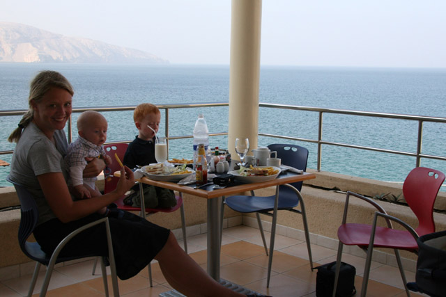 Tilbage på hotellet igen